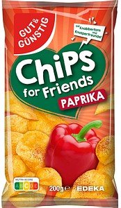 GUT&GÜNSTIG Paprika Chips 200,0 g