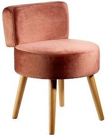 Echtwerk Sessel Milo taupe buche Stoff 43,0 x 43,0 x 59,0 cm, 1 St.