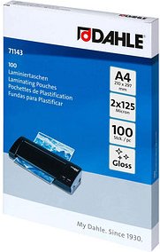 Thumbnail - 100 DAHLE Laminierfolien glänzend für A4 125 micron