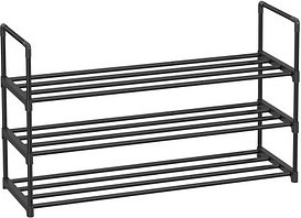 SONGMICS Schuhregal schwarz 92,0 x 30,0 x 55,0 cm