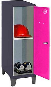 Simonrack Spind SIMONLOCKER DISM anthrazit, pink 8425437120794, 1 Schließfach 30,0 x 50,0 x 101,5 cm