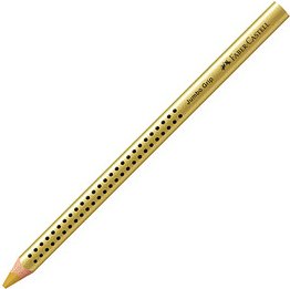 FABER-CASTELL Grip Metallic Jumbo Buntstift gold, 1 St.