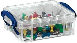 Really Useful Box Aufbewahrungsbox 0,2 l transparent 12,0 x 8,5 x 4,5 cm, 1 St.