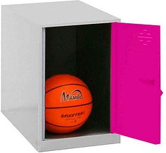 Simonrack Spind SIMONLOCKER DISM grau, pink 8425437117572, 1 Schließfach 40,0 x 50,0 x 47,5 cm