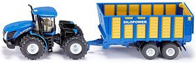 siku New Holland Traktor mit Silagewagen 1947 Spielzeugauto