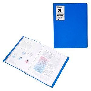 PAGNA Office Sichtbuch DIN A4, 20 Hüllen blau, 1 St.