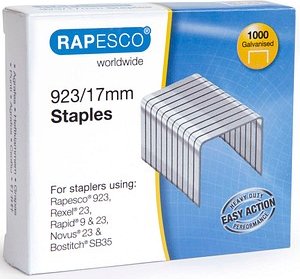 Thumbnail - 1.000 RAPESCO® Heftklammern 923 23/17