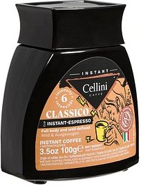 Cellini INSTANT-ESPRESSO Instantkaffee, Arabica- und Robustabohnen kräftig, 100 g