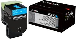 Lexmark 80C0X20 cyan Toner