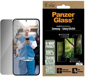 PanzerGlass™ 4-WAY PRIVACY Display-Schutzglas für Samsung Galaxy S25