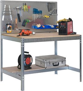 Thumbnail - Simonrack Werkbank SIMONWORK BT2 silber 91,0 x 61,0 x 144,5 cm