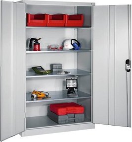 CP Metallschrank 8932-052 S10293 lichtgrau 120,0 x 60,0 x 195,0 cm, aufgebaut, 1 St.