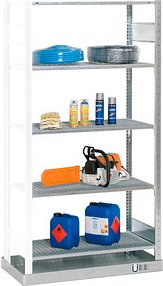 Thumbnail - SCHULTE Anbauregal 14947 silber 100,0 x 50,0 x 200,0 cm