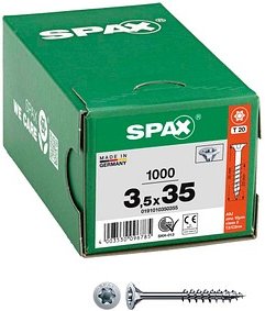 Thumbnail - SPAX® Universalschrauben T20 Senkkopf WIROX 0191010350355 3,5 mm x 35 mm, 1.000 St.