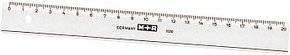 M + R Lineal 20,0 cm, glasklar