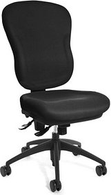 Topstar Bürostuhl Wellpoint 30 SY, 8060 BC0 Stoff schwarz, Gestell schwarz