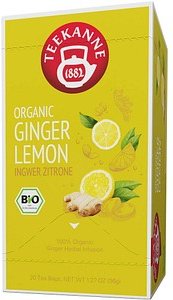 TEEKANNE ORGANIC. GINGER LEMON Bio-Tee 20 Portionen