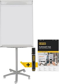 AKTION: Bi-Office Flipchart DESIGN EA48061824 + GRATIS 1 Boardmarker + 1 Flipchartblock