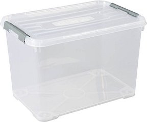 Thumbnail - curver HANDY Aufbewahrungsboxen 65,0 l transparent 60,0 x 40,0 x 38,8 cm, 3 St.