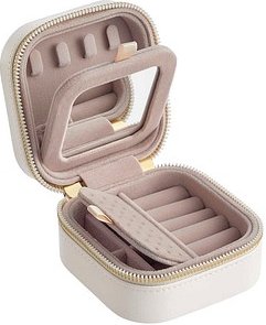 SONGMICS Schmucketui weiß 10,5 x 10,5 x 6,0 cm, 1 St.