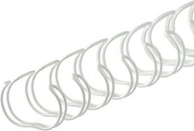 LMG Drahtbinderücken weiß für 100 Blatt, 50 St.