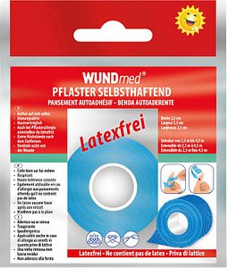 WUNDmed® Pflaster Kohäsiv 02-092-PB blau 2,5 cm x 2,5 - 4,5 m, 1 St.