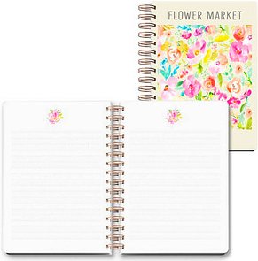 Thumbnail - LUMA Notizbuch Classic Aquarell DIN A5 liniert, mehrfarbig Hardcover 100 Seiten