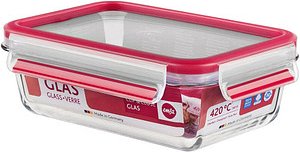 emsa Frischhaltedose CLIP & CLOSE 6,8 cm hoch transparent 0,7 l, 1 St.