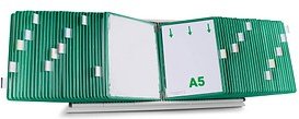 Thumbnail - tarifold Sichttafelsystem 435605 DIN A5 grün mit 60 St. Sichttafeln, 1 St.