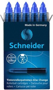 Schneider One Change Tintenrollerminen blau 0,6 mm 5 St.
