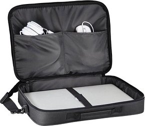 Thumbnail - hama Laptoptasche Montego Kunstfaser schwarz 216440 bis 39,6 cm (15,6 Zoll)