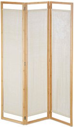 Thumbnail - relaxdays Paravent, braun, weiß 120,0 x 170,0 cm, 1 St.