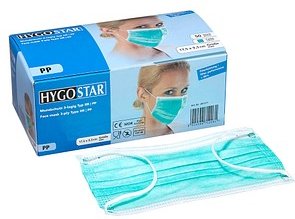 Thumbnail - HYGOSTAR medizinischer Mundschutz DIN EN 14683 Typ II R, 50 St.