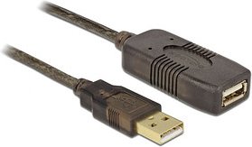 Thumbnail - DeLOCK USB 2.0 A Kabel Verlängerung 30,0 m schwarz, 1 St.