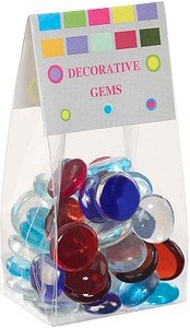 GLOREX Muggelsteine mehrfarbig Glasnuggets Ø 20,00 mm, 200,0 g, 1 Pack