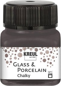 KREUL Chalky Porzellanfarben schwarz 20,0 ml