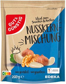 GUT&GÜNSTIG ungesalzen - ungeröstet Nüsse 200,0 g