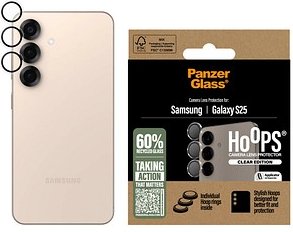 PanzerGlass™ Hoops® Kamera-Schutzglas für Samsung Galaxy S25