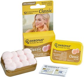 OHROPAX® Classic Ohrstöpsel 22 dB Wachs, 12 St.