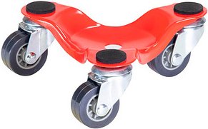 Thumbnail - WAGNER® design yourself Transportroller MM 1193 rot 16,0 x 16,0 x 6,0 cm bis 60,0 kg