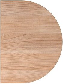 HAMMERBACHER Anbautisch höhenverstellbar QA60 nussbaum, grau halbrund 60,0 x 80,0 x 65,5 - 82,5 cm