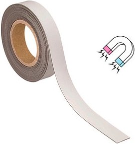 MAUL Magnetband weiß 3,0 cm x 10,0 m