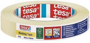 Thumbnail - tesa Masking Tape Kreppband beige 19,0 mm x 50,0 m 1 Rolle