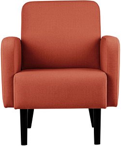 meet powered by PAPERFLOW Sessel LISBOA rost schwarz Stoff, 1 St.