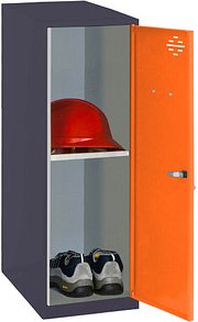 Simonrack Spind SIMONLOCKER DISM anthrazit, orange 8425437119316, 1 Schließfach 40,0 x 50,0 x 91,5 cm