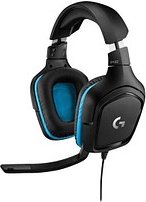 Thumbnail - Logitech G432 Gaming-Headset schwarz, blau
