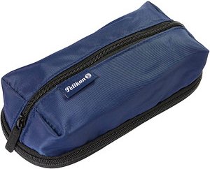 Pelikan Schlampermäppchen Quattro Twill dunkelblau, 22,3 x 11,0 cm