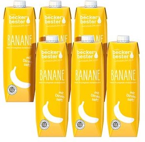 beckers bester BANANE Fruchtnektar 6x 1,0 l