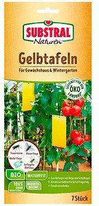 SUBSTRAL® Naturen® Fruchtfliegenfalle Gelbtafeln Bio gelb, 7 St.
