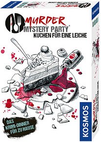 KOSMOS Das Krimi-Dinner Kuchen für eine Leiche Geschicklichkeitsspiel, 1 St.